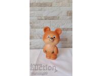 Παλιό λαστιχένιο παιχνίδι - αρκουδάκι - Μίσα - Κατασκευασμένο στην ΕΣΣΔ