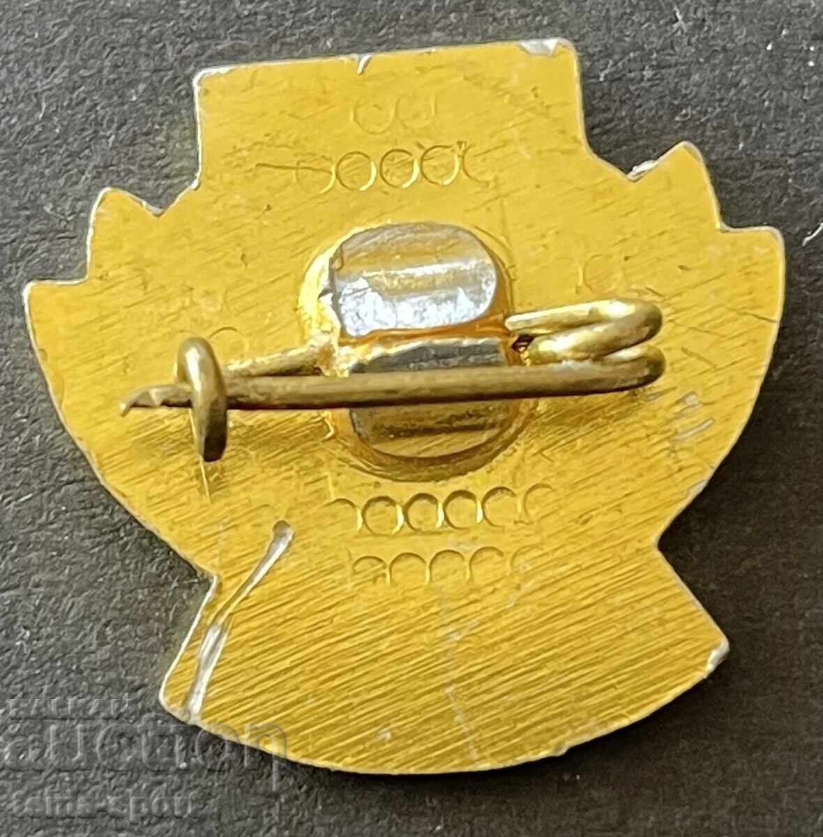 1650 Βουλγαρία σήμα ποδοσφαιρικού συλλόγου Μπελάσιτσα Πετρίτσι με τιμή 5.00 BGN | € 2.56