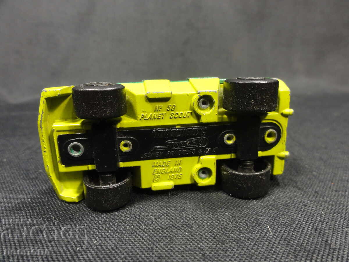 OLD RETRO METAL MATCHBOX ENGLAND PLANET SCOUT CAR - 6 OLD RETRO METAL MATCHBOX ENGLAND PLANET SCOUT CAR - 6