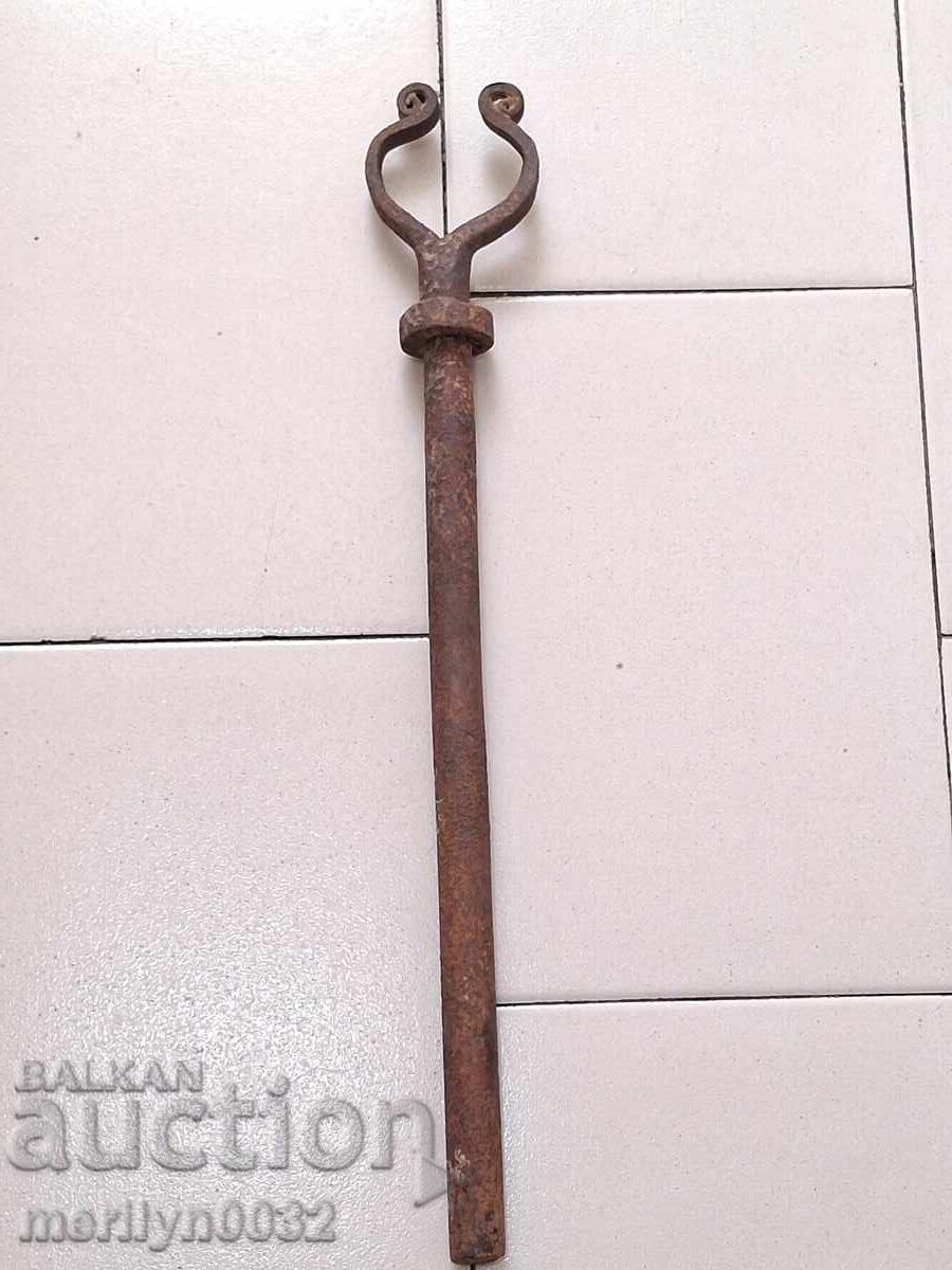 Χειροποίητο σφήνα από βόδι σφυρήλατο σίδερο ok - 6