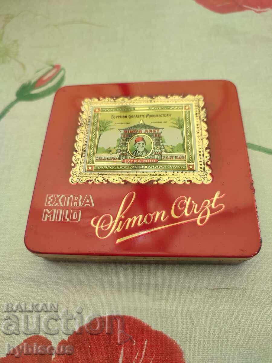 Veche cutie germană de țigări Art Deco 1930 Veche cutie germană de țigări Art Deco 1930