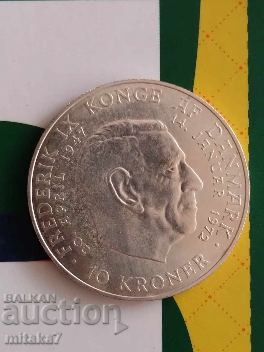 10 kroner 1972, Denmark with price 48.00 BGN | € 24.54 10 kroner 1972, Denmark with price 48.00 BGN | € 24.54