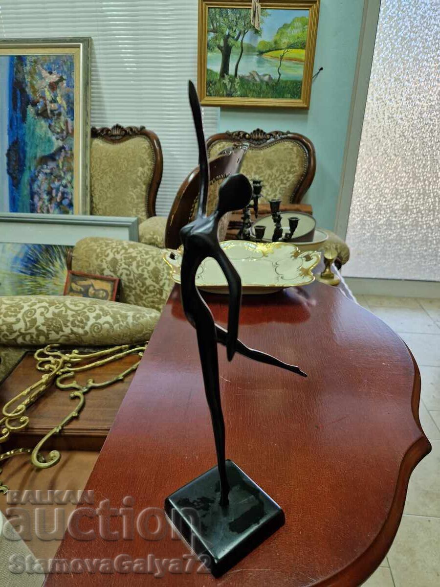 Figurină metalică antică superbă, statuetă, plastică cu preț € 50.62 | 99.00 BGN