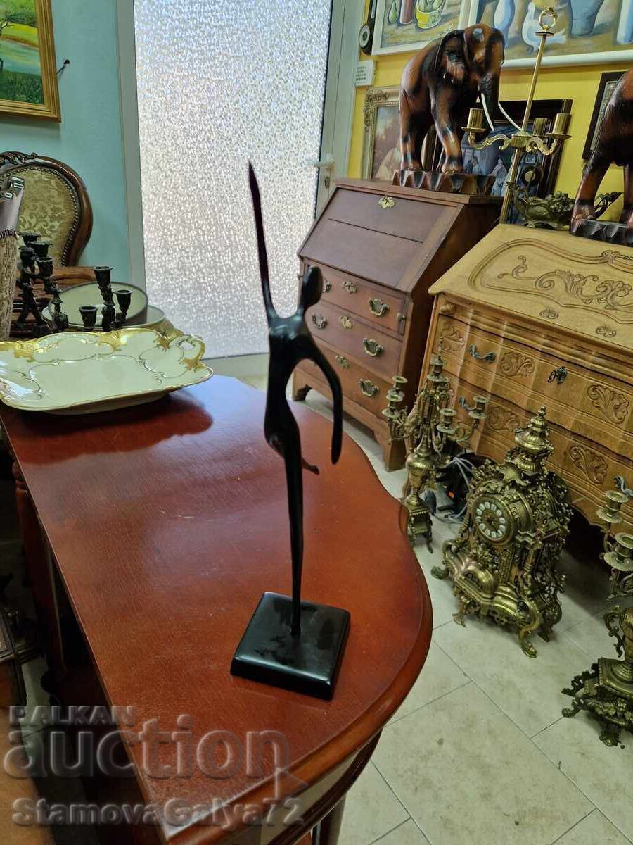 Livrarea Figurină metalică antică superbă, statuetă, plastică Livrarea Figurină metalică antică superbă, statuetă, plastică