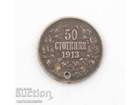 50 de cenți 1913 - Bulgaria › Regele Ferdinand I bulgar