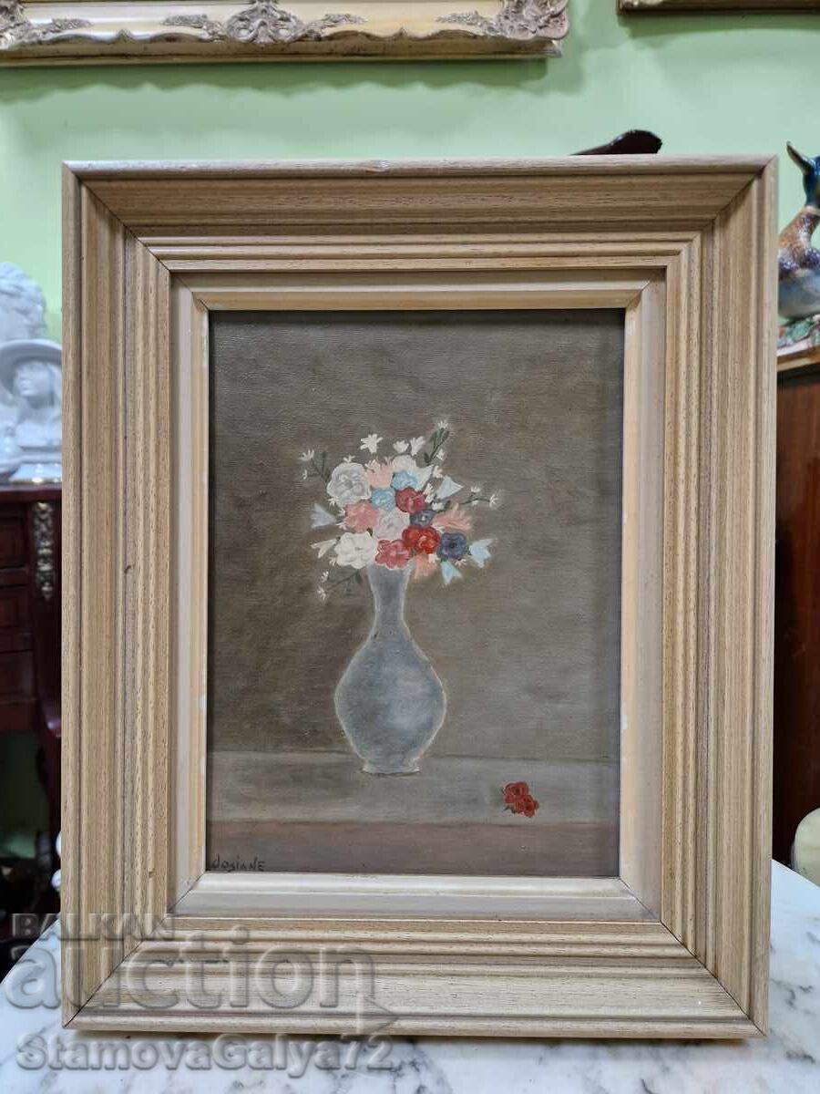 Still life oil painting canvas author with price 49.08 €