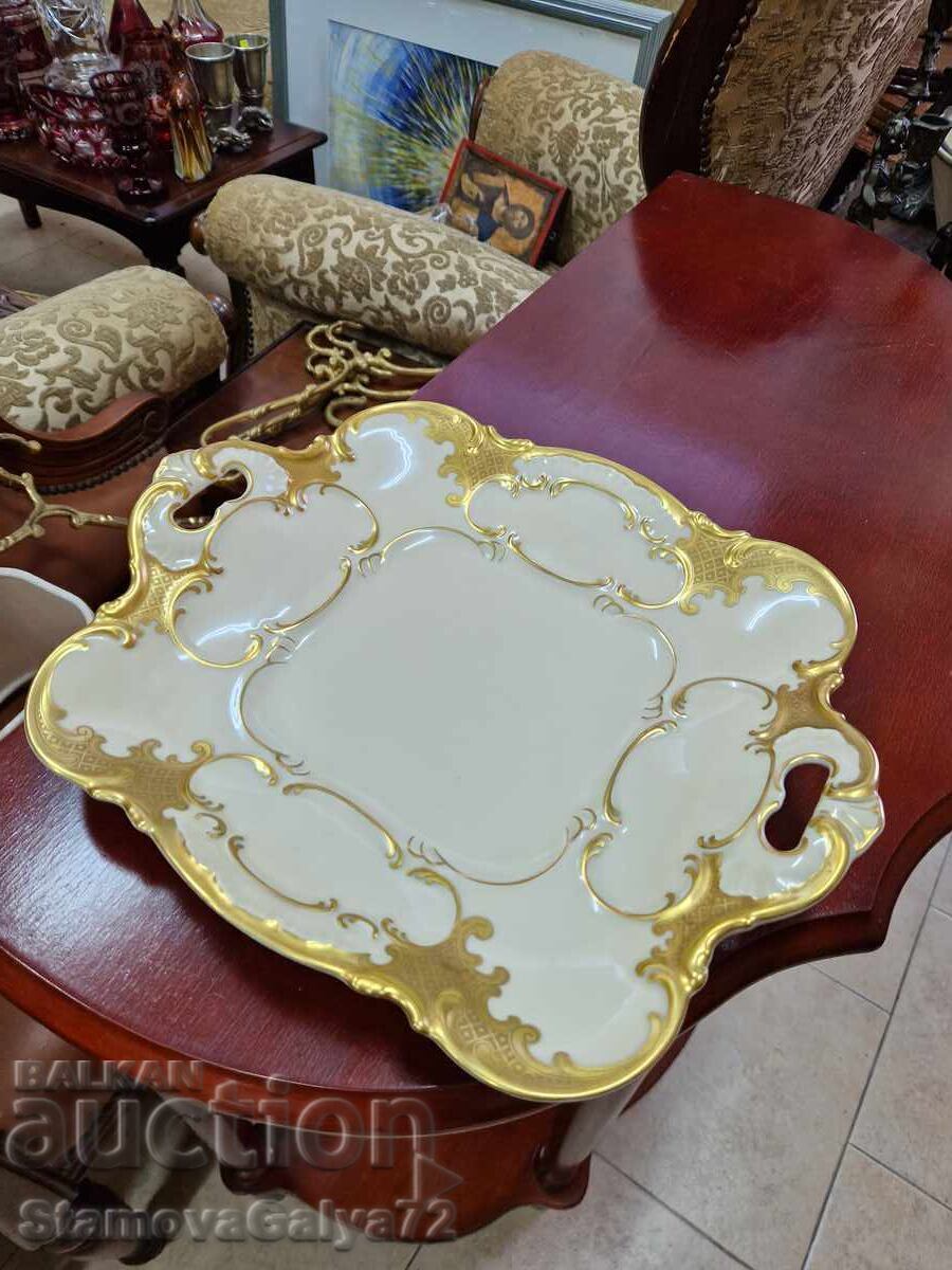 Unicat - Farfurie rară, antică, din porțelan german Hutschenreuther cu preț € 96.12 | 187.99 BGN