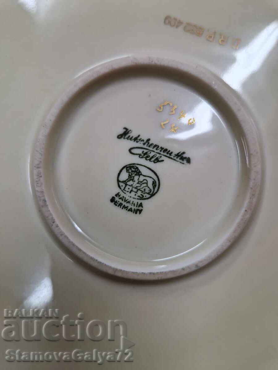 Unicat - Farfurie rară, antică, din porțelan german Hutschenreuther - 6