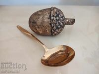 Old device, material: metal, gold plating 23 karat, stamp