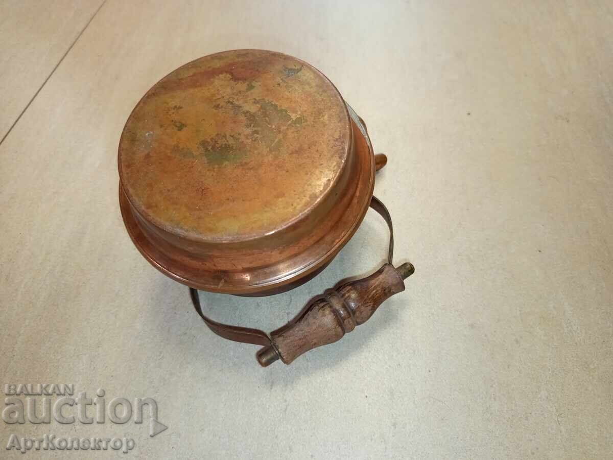 Παλιό τσαγιέρα με επένδυση από κασσίτερο - 5