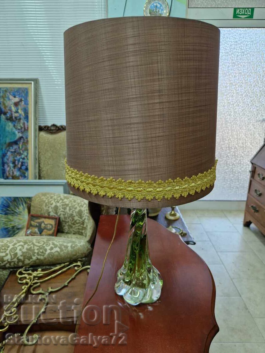 Rare antique Belgian crystal lamp Val Saint Lambert with price 338.00 BGN | € 172.82