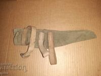 Suport, husă, lopată pentru sapă militară, unealtă de șanț