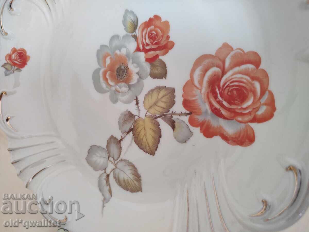Auction  Porcelain Decorative Large PLATE, Germany
