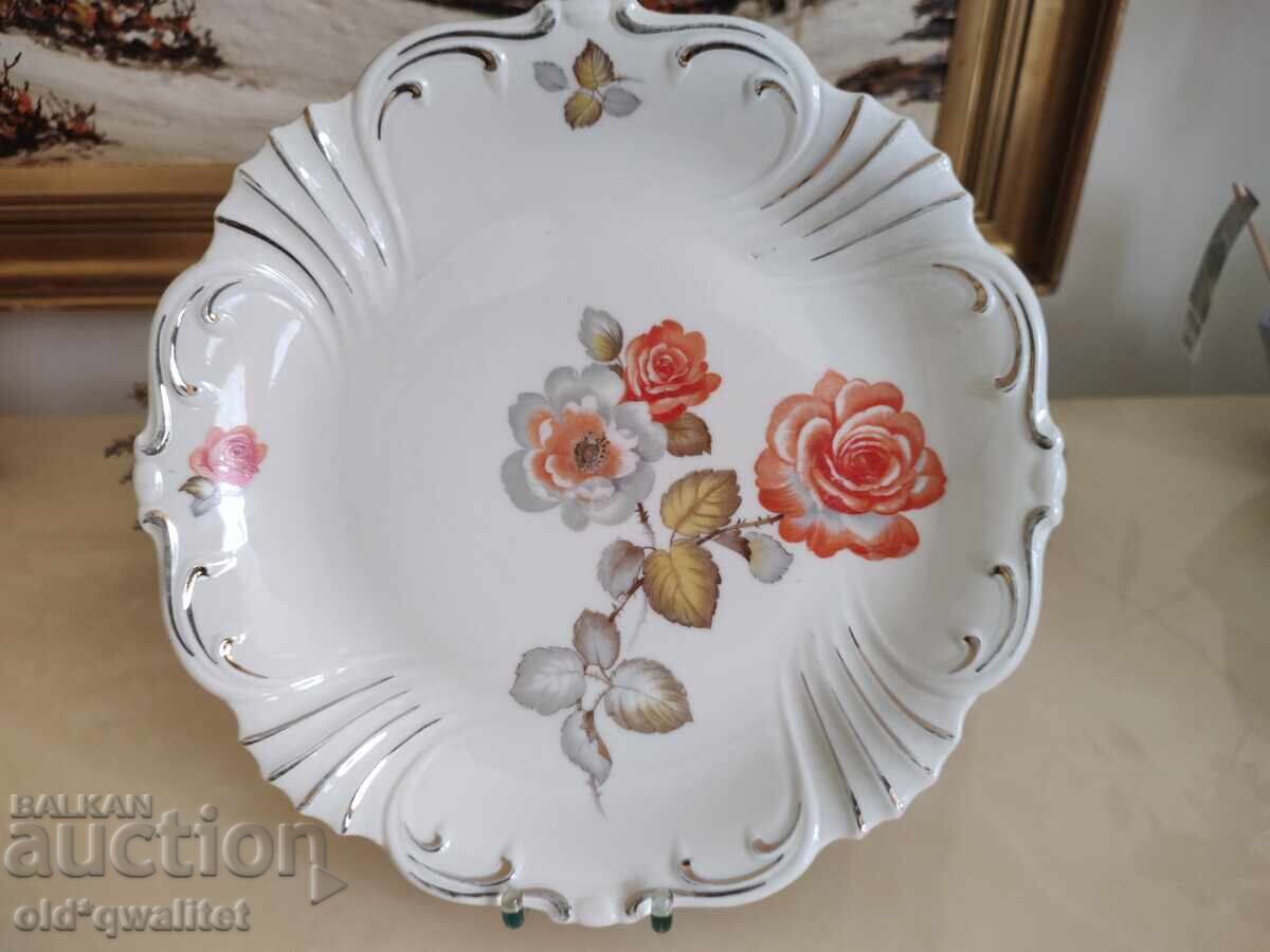 Porcelain Decorative Large PLATE, Germany