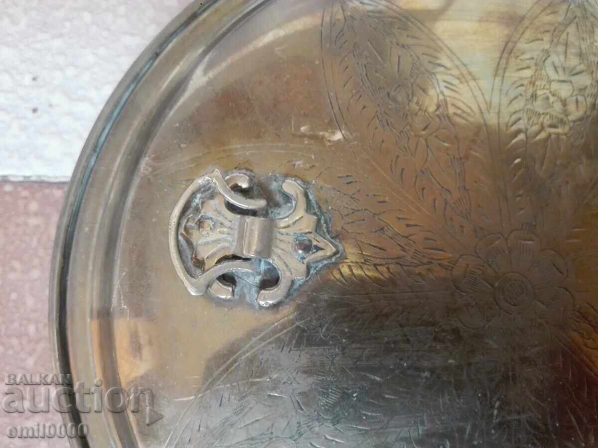 Παλαιός ορειχάλκινος μαντέμι για θέρμανση κρεβατιού - 5 Παλαιός ορειχάλκινος μαντέμι για θέρμανση κρεβατιού - 5