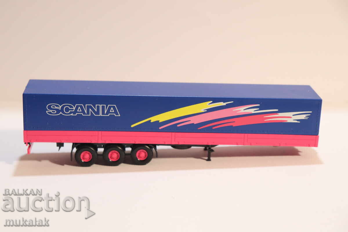 WIKING  H0 1/87  SCANIA РЕМАРКЕ  ВЛЕКАЧ   МОДЕЛ  КАМИОН с цена 5.00 лв. | € 2.56