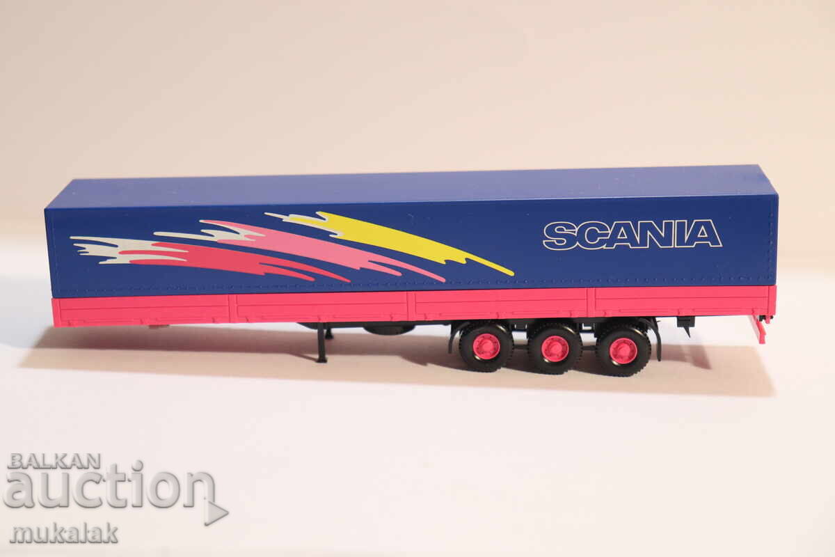 WIKING  H0 1/87  SCANIA РЕМАРКЕ  ВЛЕКАЧ   МОДЕЛ  КАМИОН