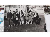 Photo of teachers in the schoolyard, 1970s