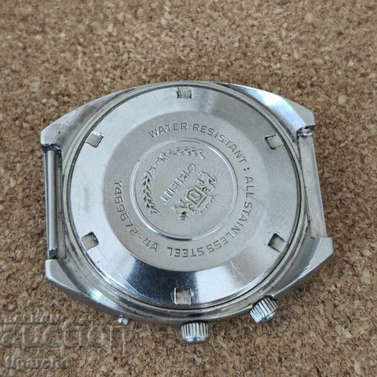 Ceas Orient calendar cu preț 189.00 BGN | € 96.63 Ceas Orient calendar cu preț 189.00 BGN | € 96.63