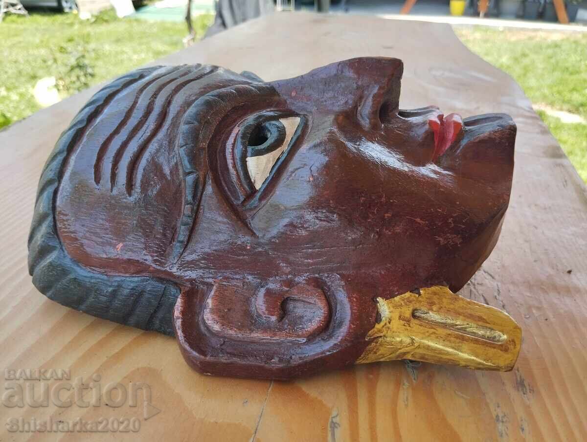 Παλιά ξύλινη μάσκα - 5