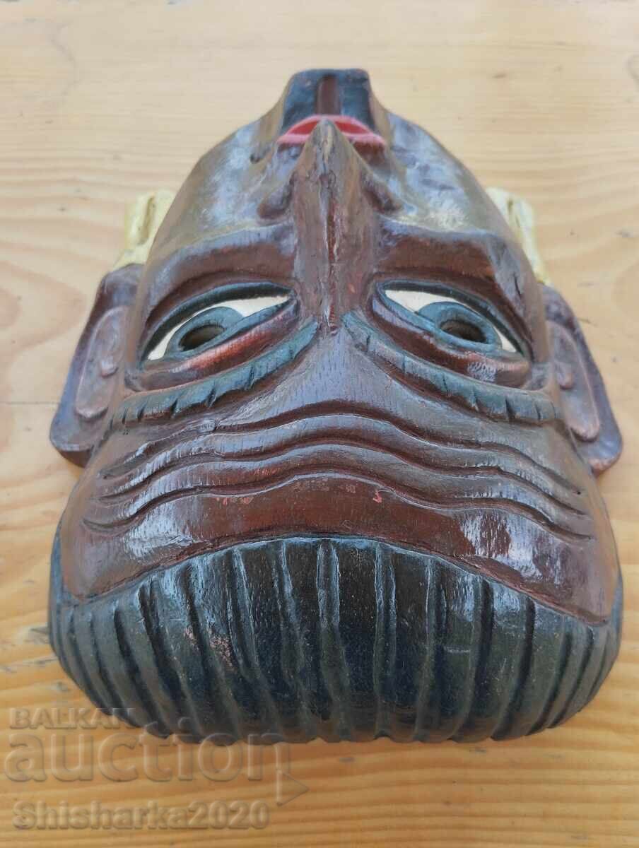 Παλιά ξύλινη μάσκα - 6