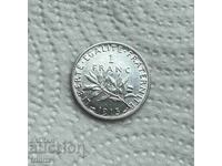 Franța 1 franc argint / France 1 franc 1918 argint