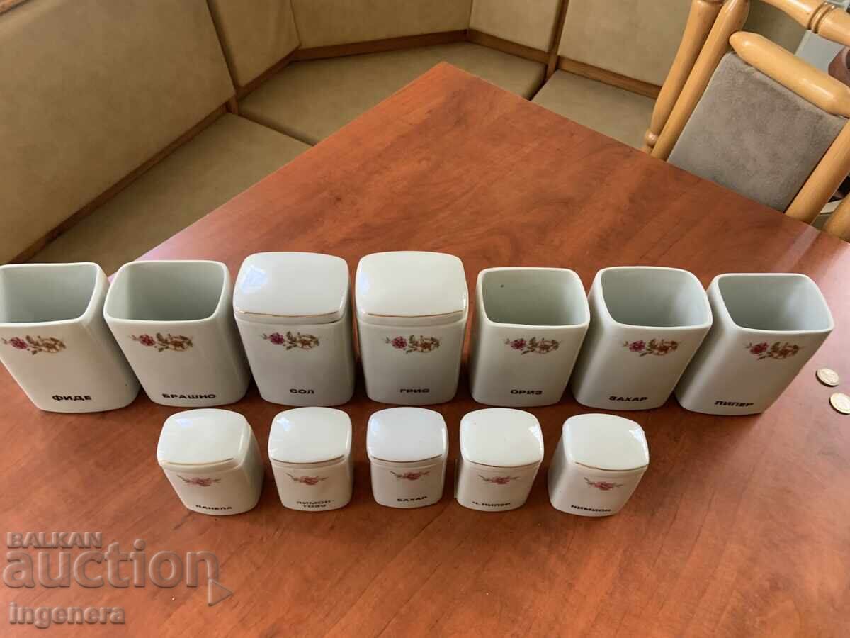 ΠΟΡΣΕΛΑΝΙΝΟ ΣΕΡΒΙΣ ΓΙΑ ΚΑΡΥΚΕΥΜΑΤΑ ΒΟΥΛΓΑΡΙΑ ΕΤΙΚΕΤΑ ΚΑΙΝΟΥΡΙΟ - 6