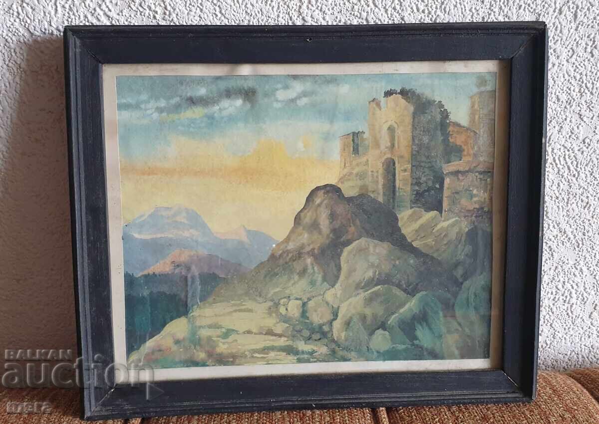 Αυθεντικός πίνακας Ιταλίας του Γκεόργκι Τσιγκουλάροφ, ζωγράφου από τη Ρούσε