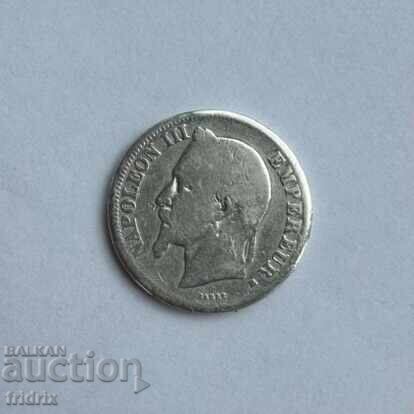 France 2 Francs Silver / France 2 Francs 1866 Silver with price 20.00 BGN | € 10.23 France 2 Francs Silver / France 2 Francs 1866 Silver with price 20.00 BGN | € 10.23