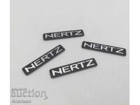 New "HERTZ" Speaker Emblems - 38 mm / 6 mm