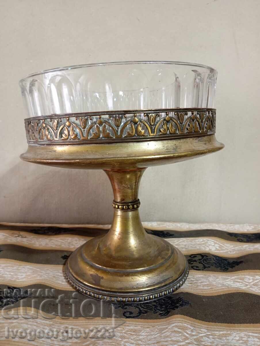 Cupa veche, fructieră art deco Cupa veche, fructieră art deco