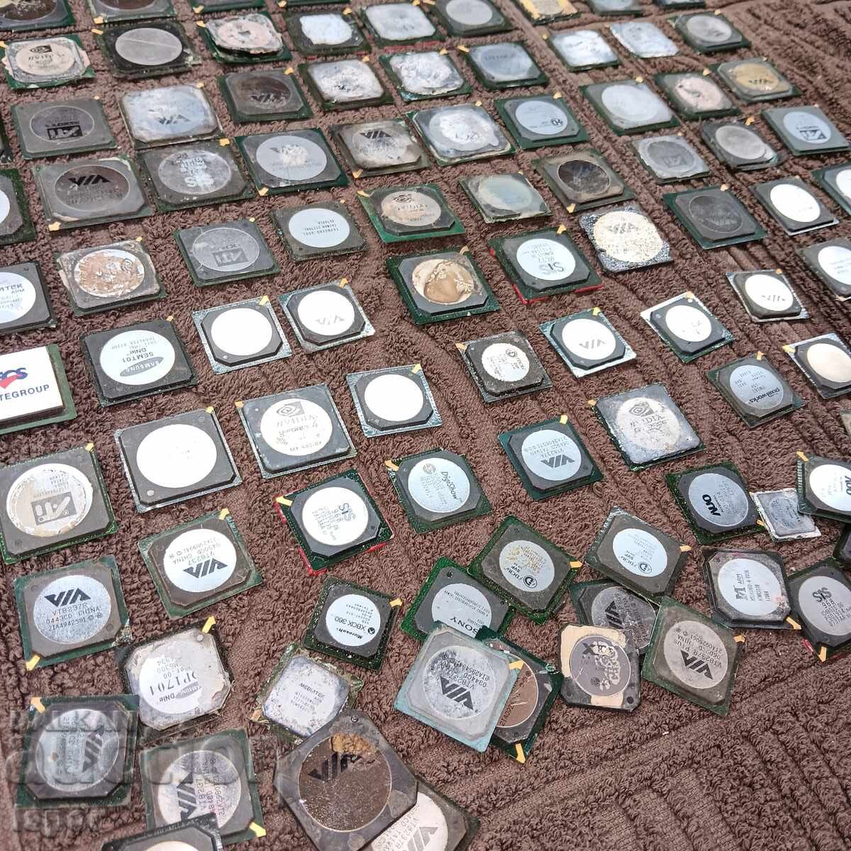 Delivery of BGA chips 115 pcs / 532 g