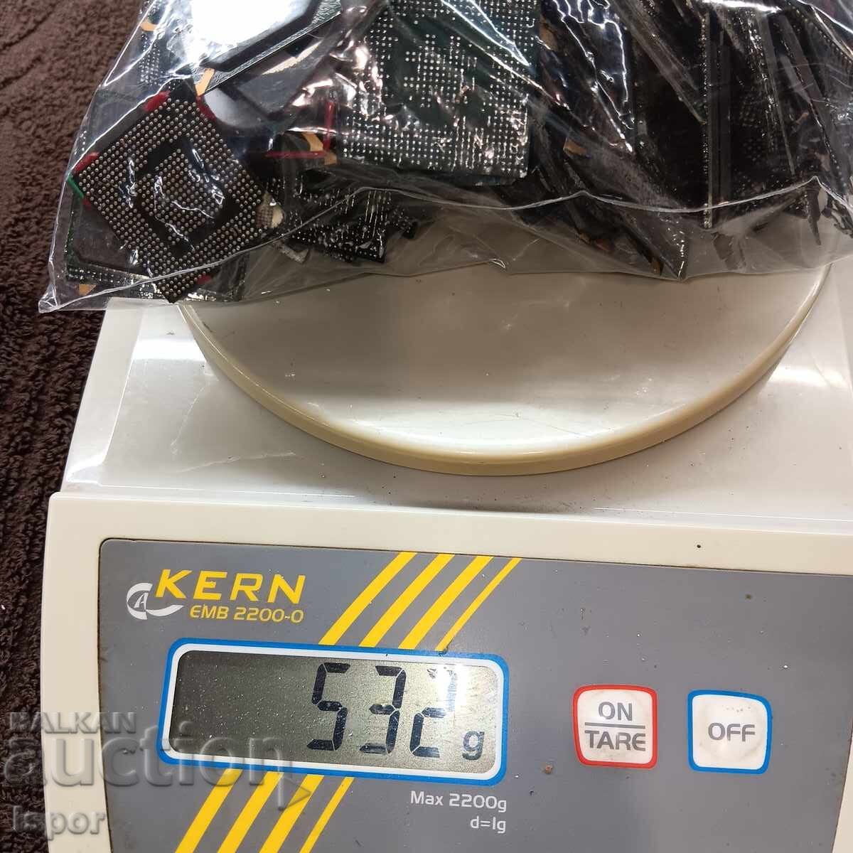 BGA chips 115 pcs / 532 g - 6