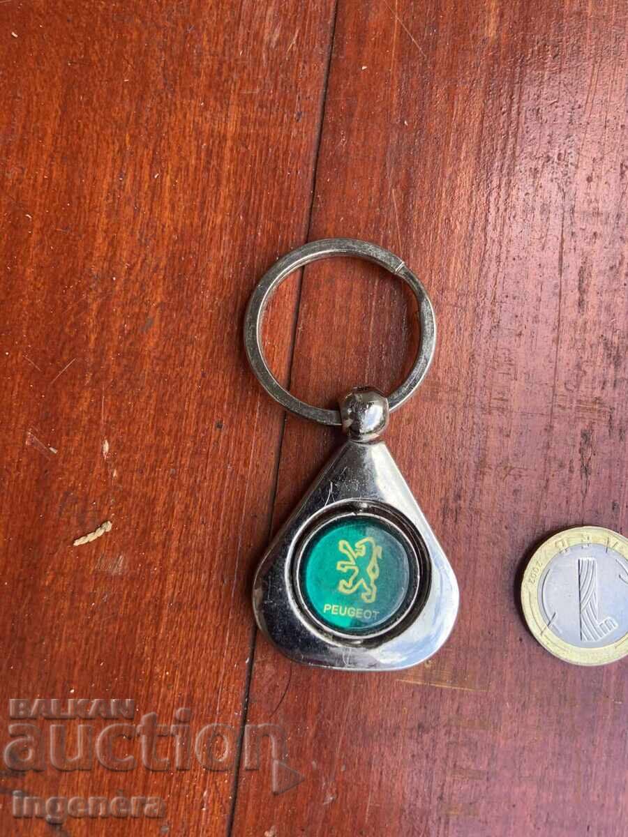 Suport chei pentru cunoscători și fani PEUGEOT cu preț 12.00 BGN | € 6.14