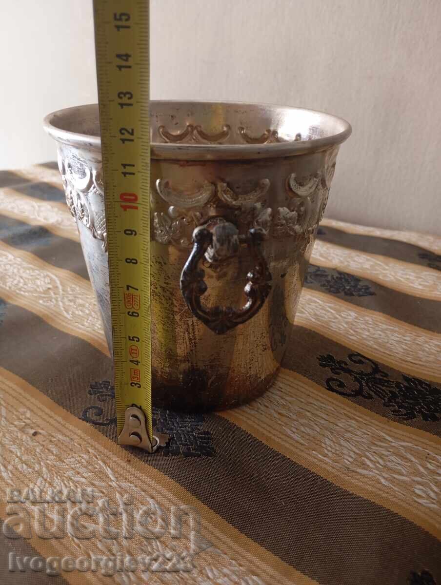 Silver-plated Art Deco ice bucket with price 40.00 BGN | € 20.45