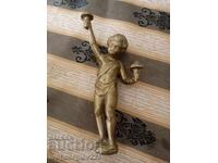 Statuetă veche, suprastructură băiat