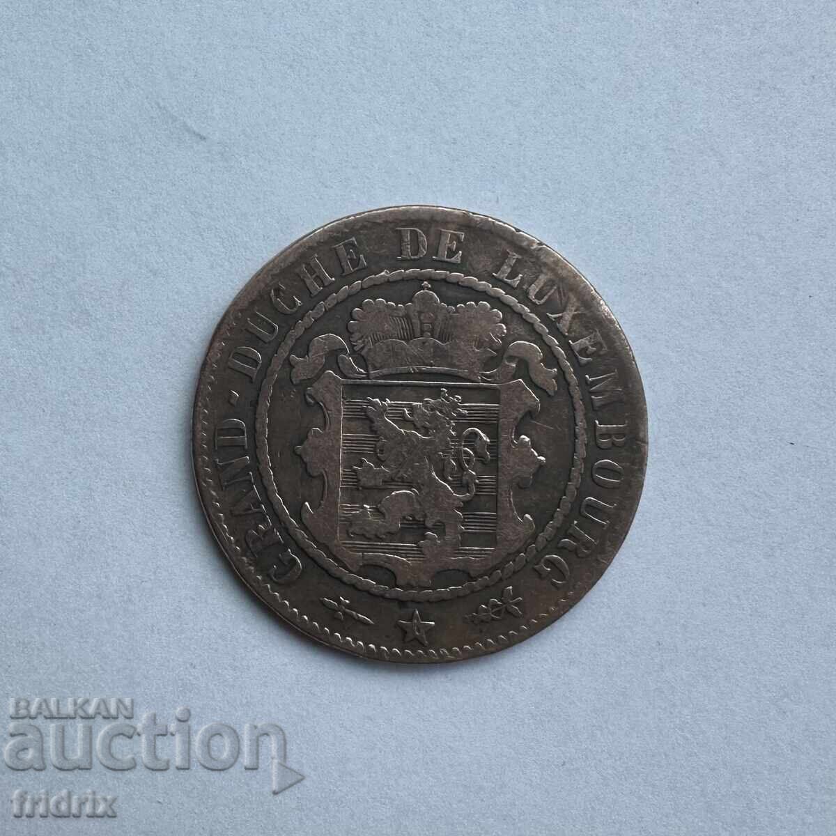 Luxemburg 10 centime / Luxembourg 10 centime 1870 ZH cu preț 10.00 BGN | € 5.11