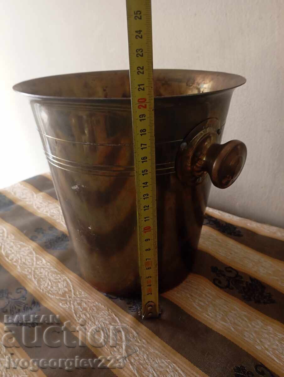 Vintage champagne bottle with price 55.00 BGN | € 28.12