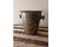 Vintage champagne bottle