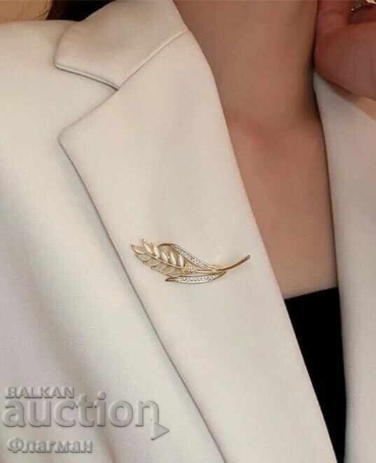 Woman's brooch - Wheat ear / 38 with price € 20.00 | 39.12 BGN Woman's brooch - Wheat ear / 38 with price € 20.00 | 39.12 BGN
