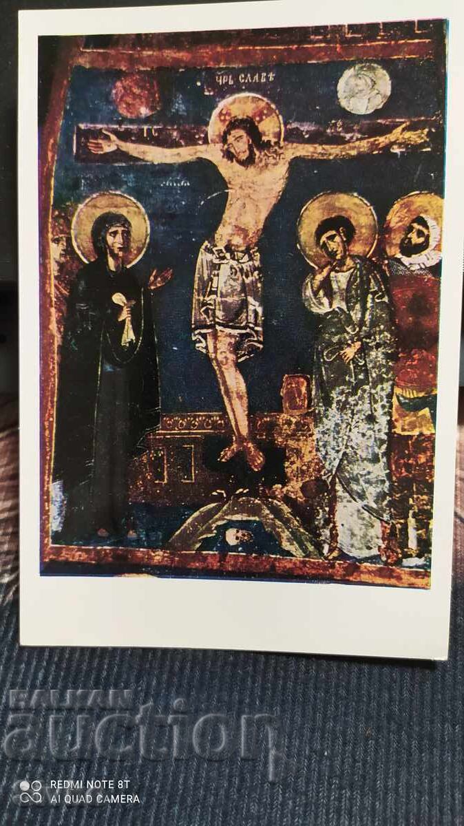 Картичка, Боянската църква, Разпятие Христово