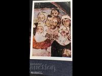 Carte poștală, Biserica Boiana, Hristos printre cărturari în templu