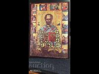 Καρτ-ποστάλ, Άγιος Νικόλαος με βίο 17ου αιώνα