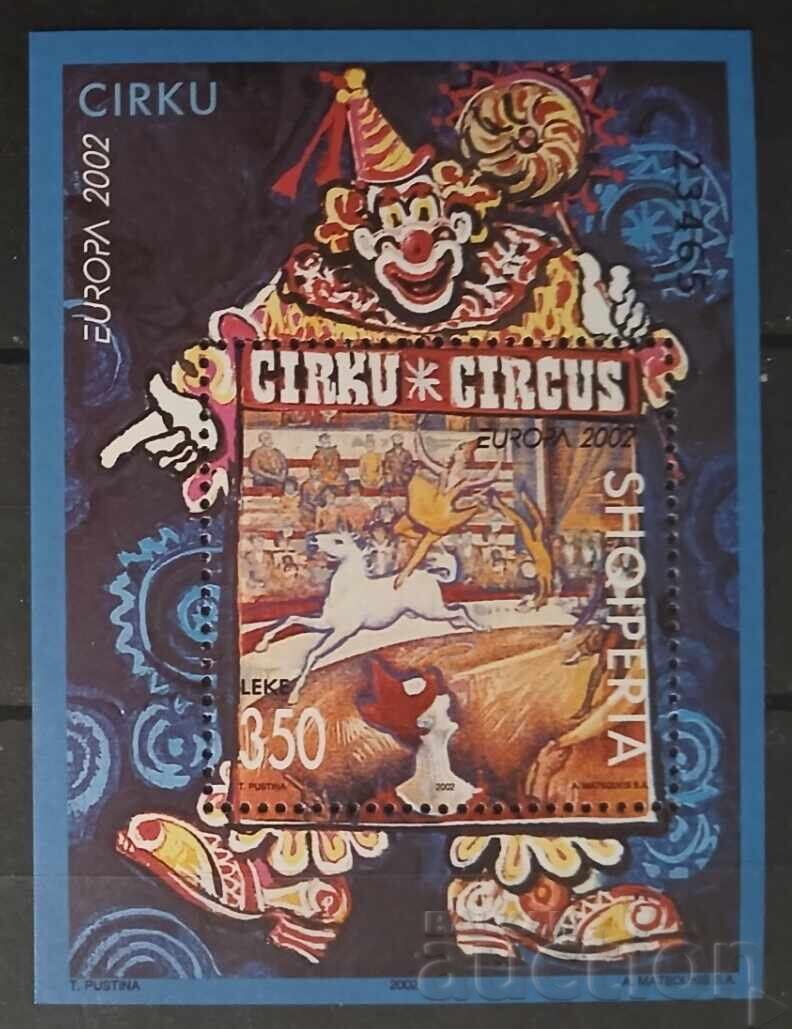 Αλβανία 2002 Ευρώπη CEPT Τσίρκο Μπλοκ MNH Αλβανία 2002 Ευρώπη CEPT Τσίρκο Μπλοκ MNH