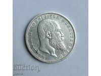 Germany Württemberg 5 Mark / Germany Empire 5 mark 1901 F