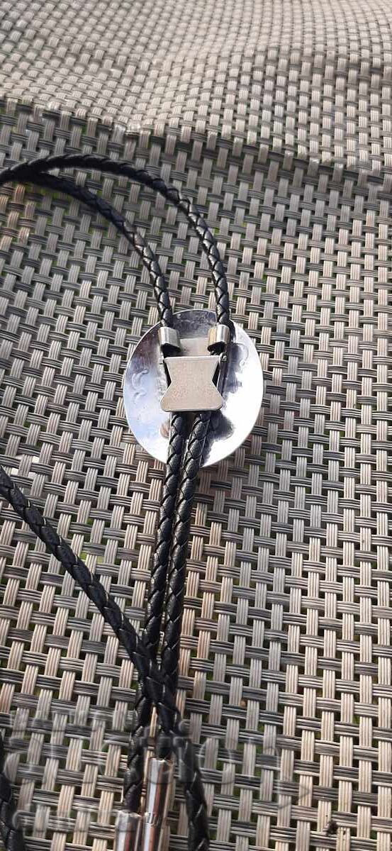 Delivery of Silver Bolo Tie with Turquoise Delivery of Silver Bolo Tie with Turquoise