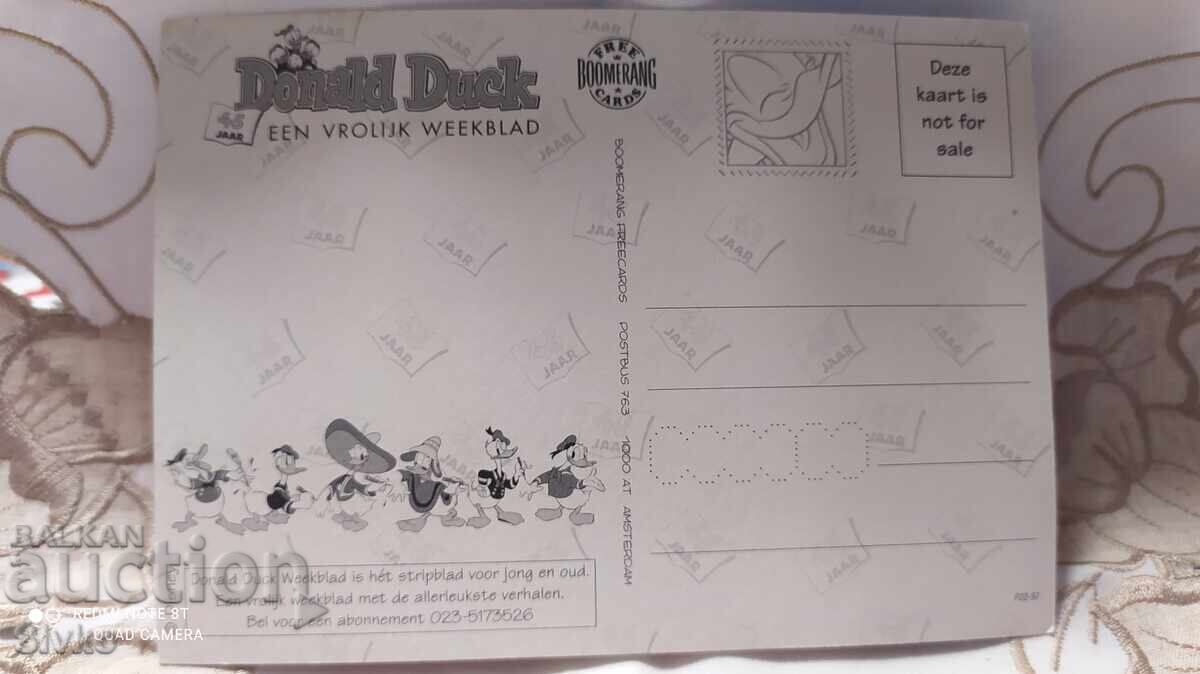 Felicitare Donald Duck cu preț 1.99 BGN | € 1.02 Felicitare Donald Duck cu preț 1.99 BGN | € 1.02