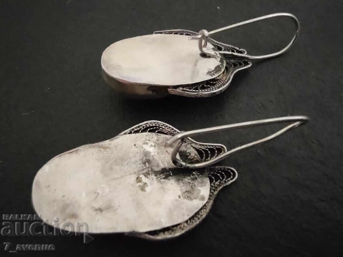 Δημοπρασία Σκουλαρίκια, κομψά, με πέτρες φιλιγκράν 28.06.25