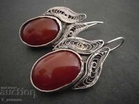 Cercei, eleganți, cu pietre filigran 28.06.25