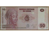 50 Francs 2013, CONGO - UNC